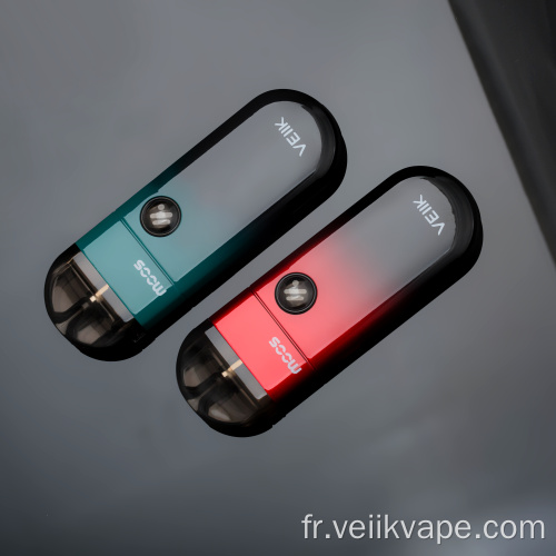 Batterie 2ml Vape Pod rechargeable pour 5 couleurs